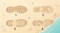 Teste de pegadas na areia: vestígios do futuro — o que já se aproxima de ti