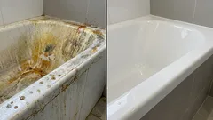 Em 5 minutos, a sua banheira fica como nova: uma forma simples de recuperar o brilho sem produtos caros