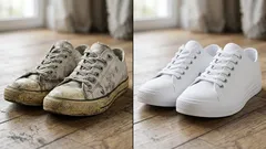Como numa lavandaria: como deixar os seus sapatos branquinhos — 5 métodos para diferentes materiais
