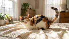 Por que é que um gato bate com a cauda quando está deitado: o que ele está a tentar dizer-lhe