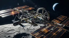 A NASA suspendeu os trabalhos relativos à estação orbital lunar