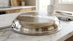 Coloquei a frigideira num saco, resíduos saem rápido — admiro o resultado