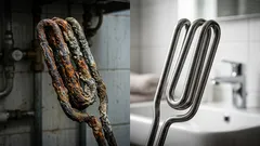 O calcário, a sujidade e a ferrugem saem facilmente: limpe uma caldeira sem a desmontar