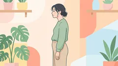 Mantenho esta postura enquanto o pequeno-almoço se prepara — tonifica o abdómen, os braços e melhora a postura