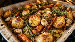 Legumes assados crocantes: 4 ajustes simples para não ficarem aguados